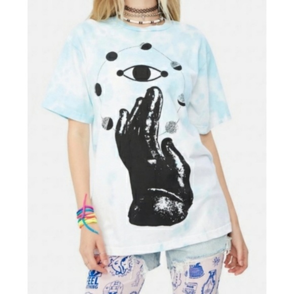 Dolls Kill Obey “Hand Of Time” Graphic Tee - Picture 3 of 7